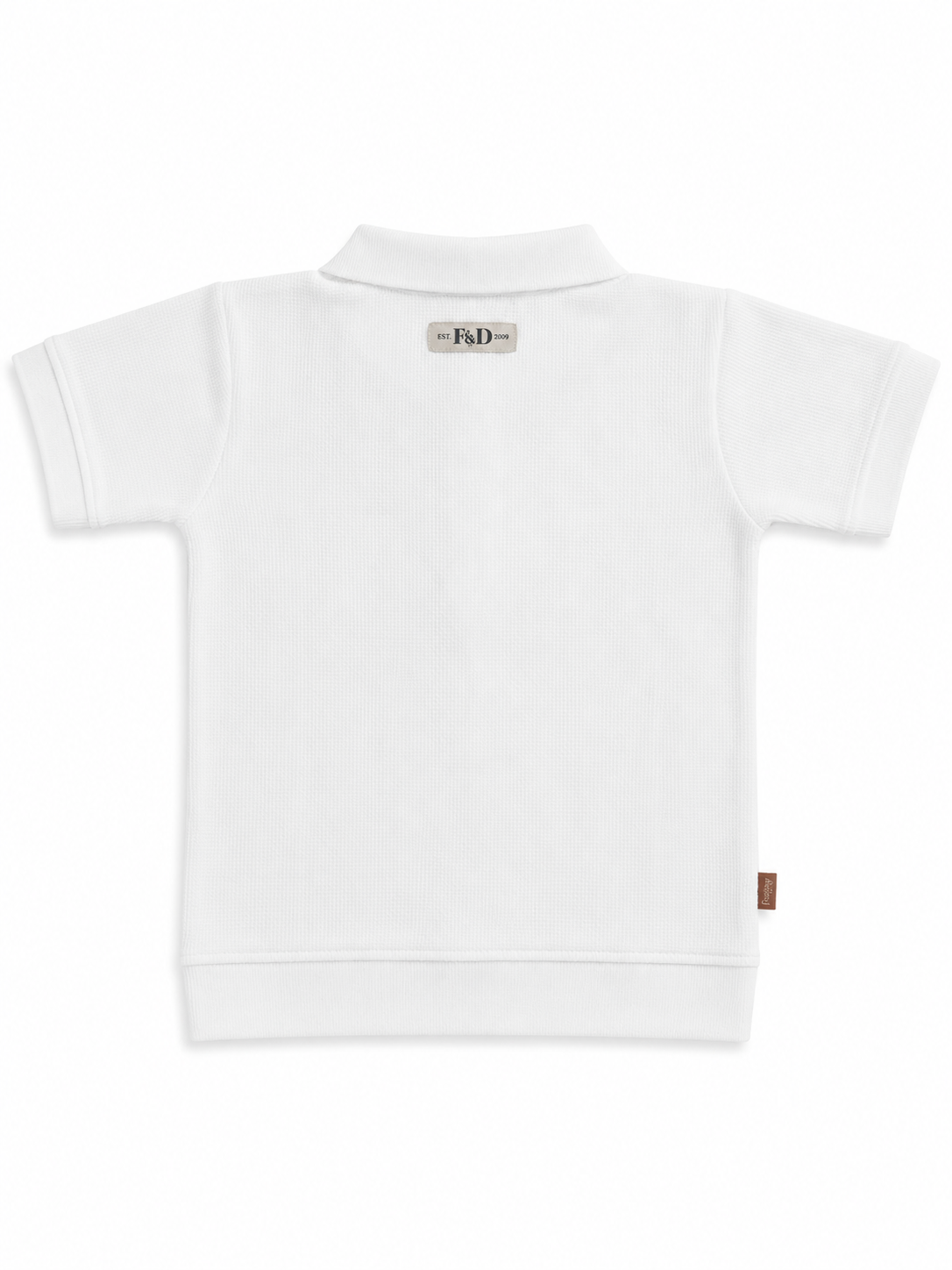 Frogs and Dogs - Waffle Polo Kids | Wit alyssum
