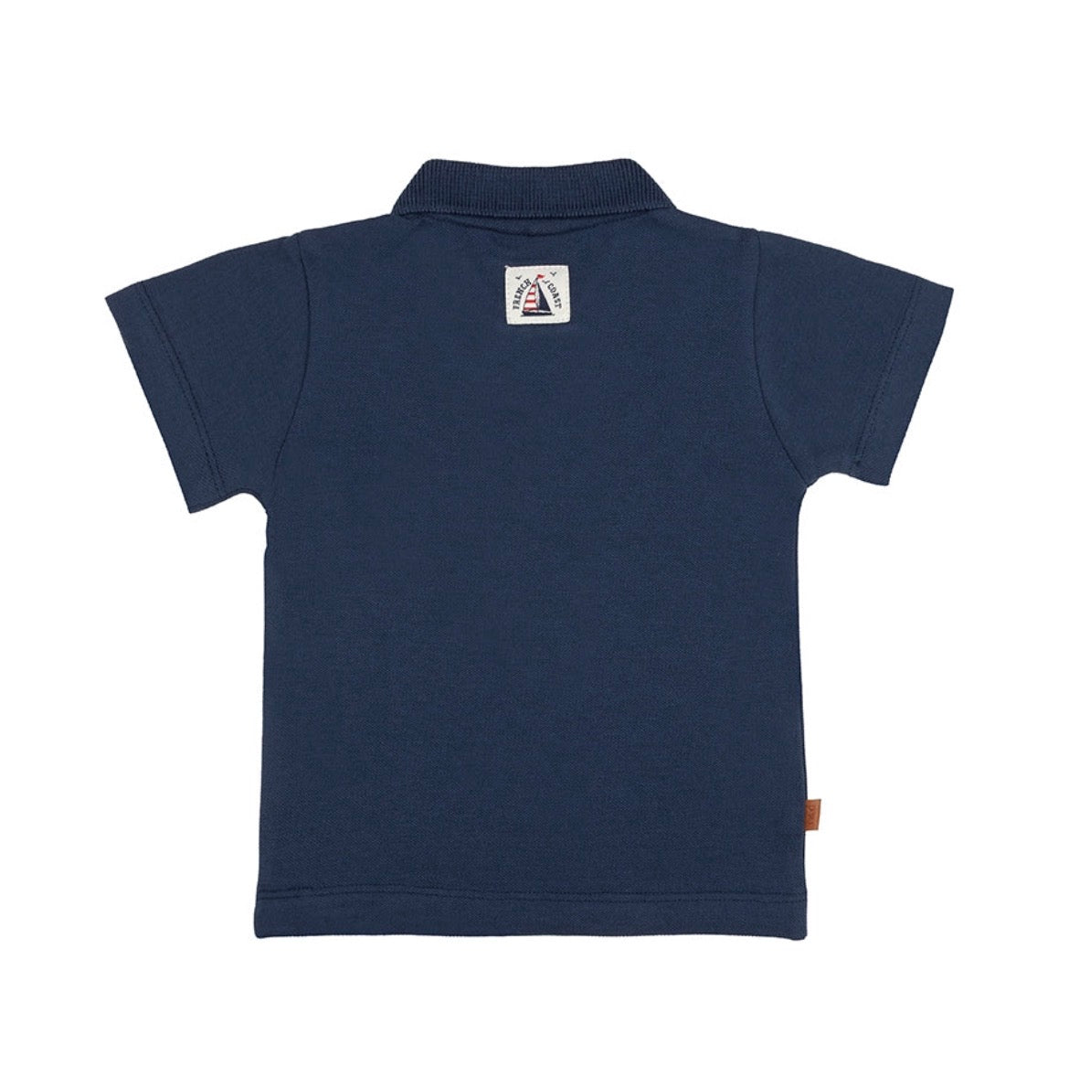 Frogs and Dogs - Poli flag shirt blues
