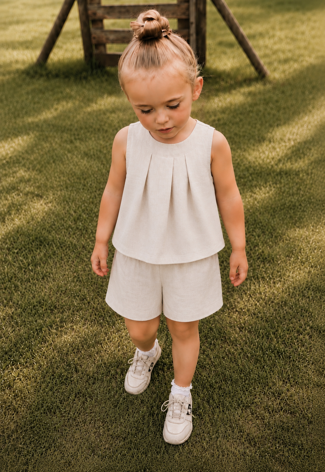 Noa Beige Linnen Set