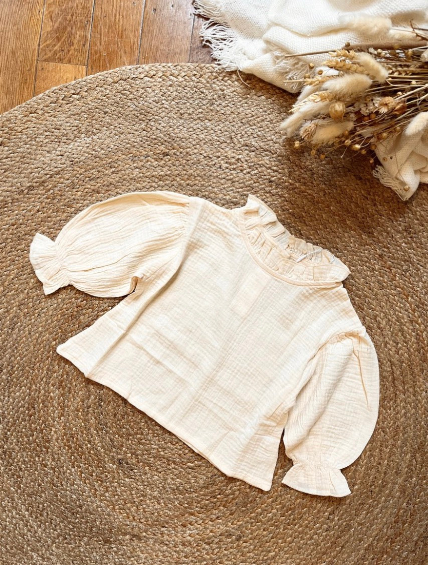 La Olivia - Nala blouse beige