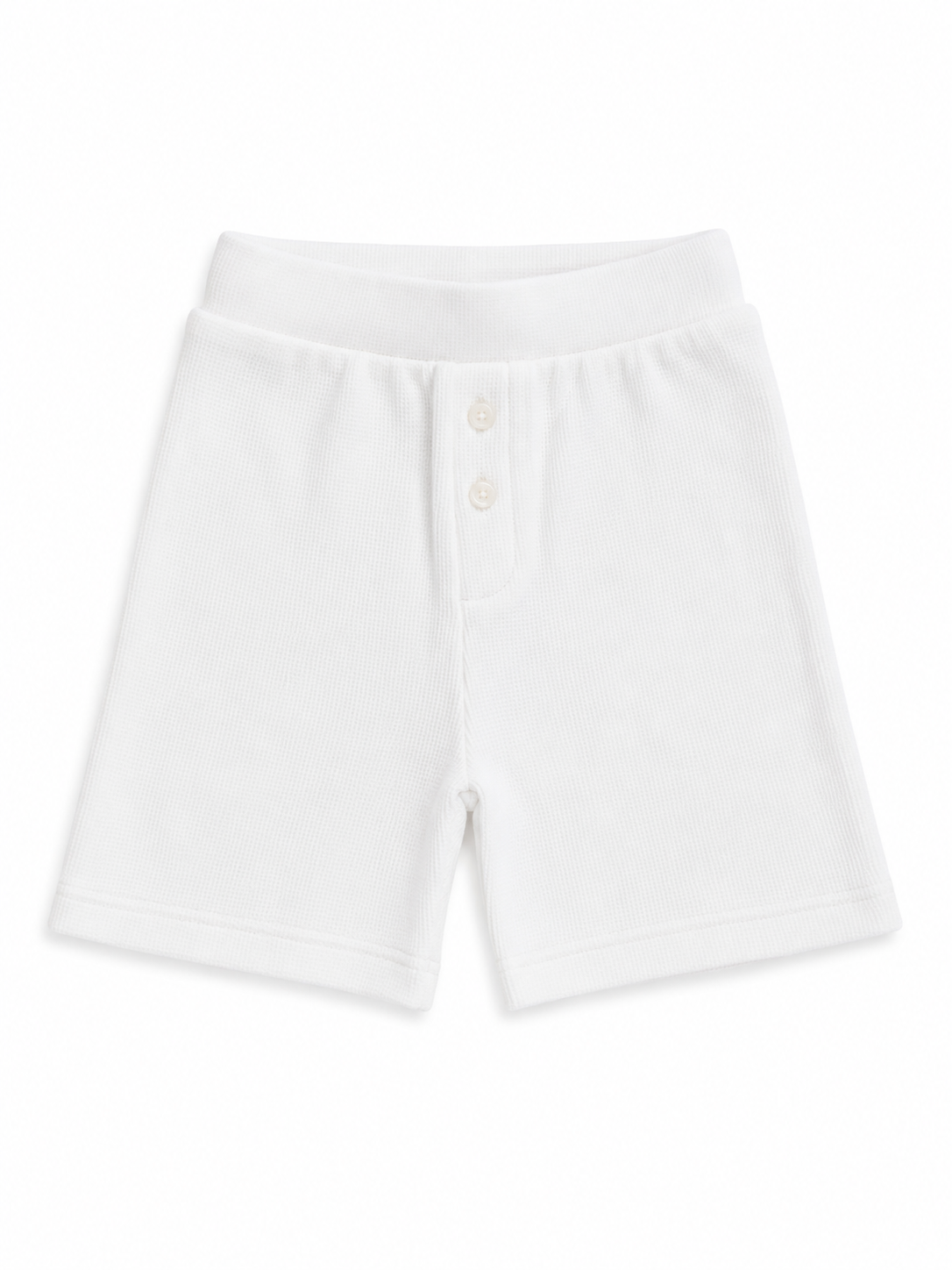 Frogs and Dogs - Wafel korte broek| Wit alyssum