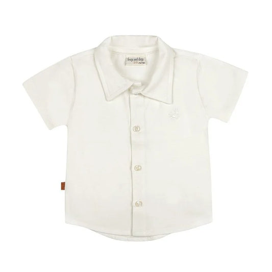 Frogs and Dogs - Blouse | White Alyssum