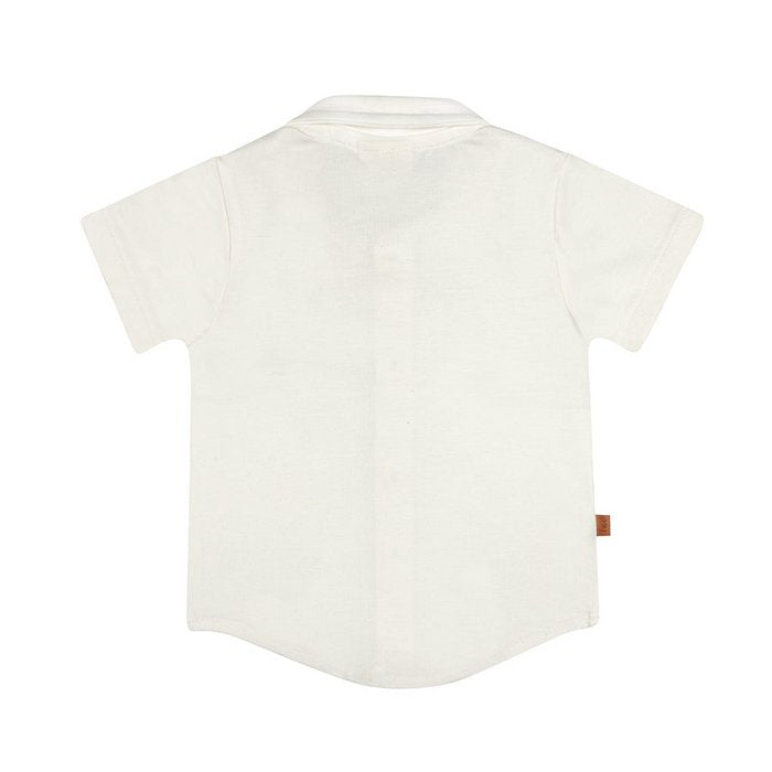Frogs and Dogs - Blouse | White Alyssum